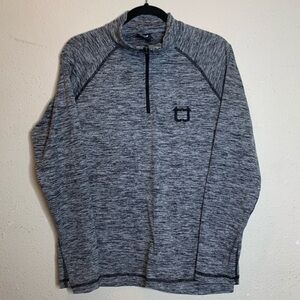 TwoTags Gray Half Zip Long Sleeve Shirt